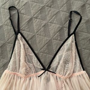 XS VS Babydoll - Pink/Black